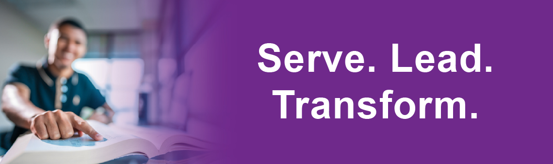 Serve. Lead. Transform